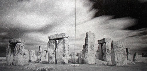 Stonehenge Photo  Engraved Granite Tile 